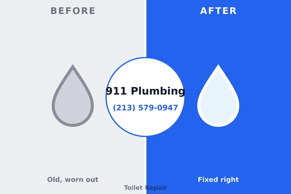 Before and after: plumbing repair New Baltimore, VA